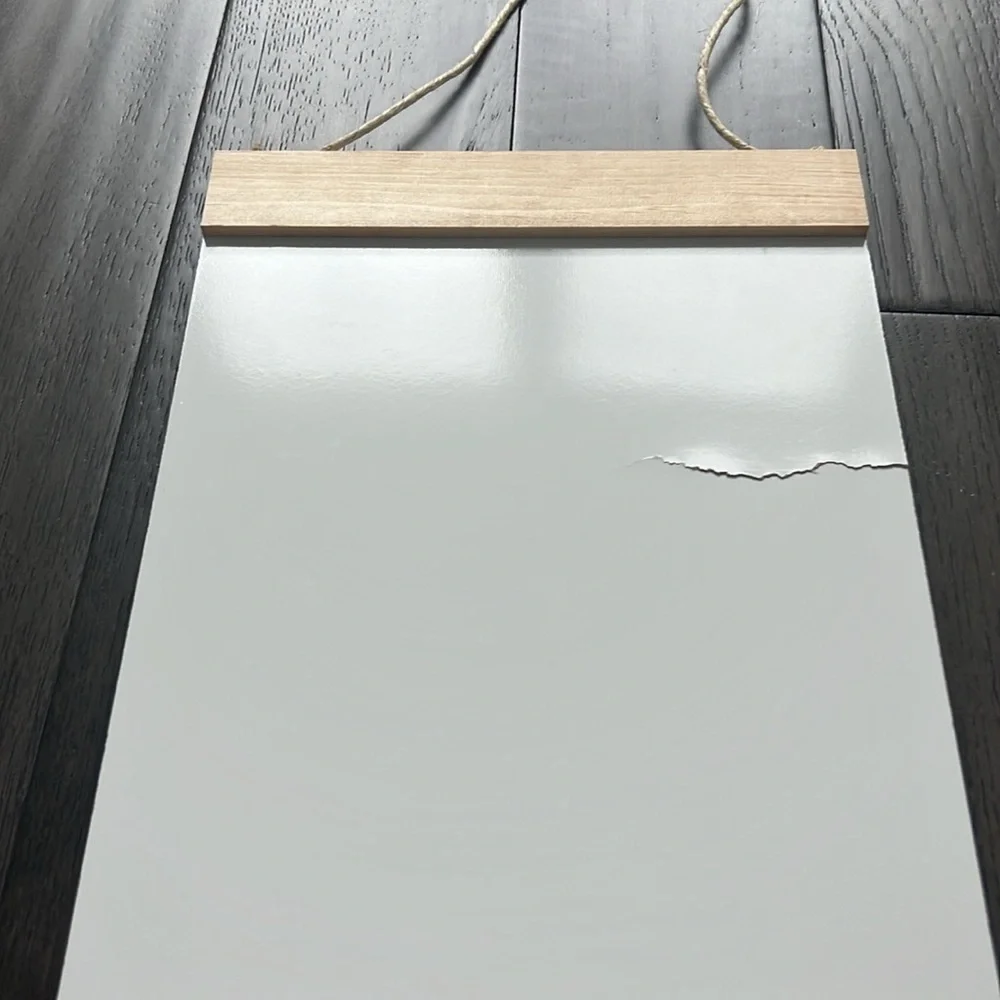NWT reversible chalk and dry erase message board